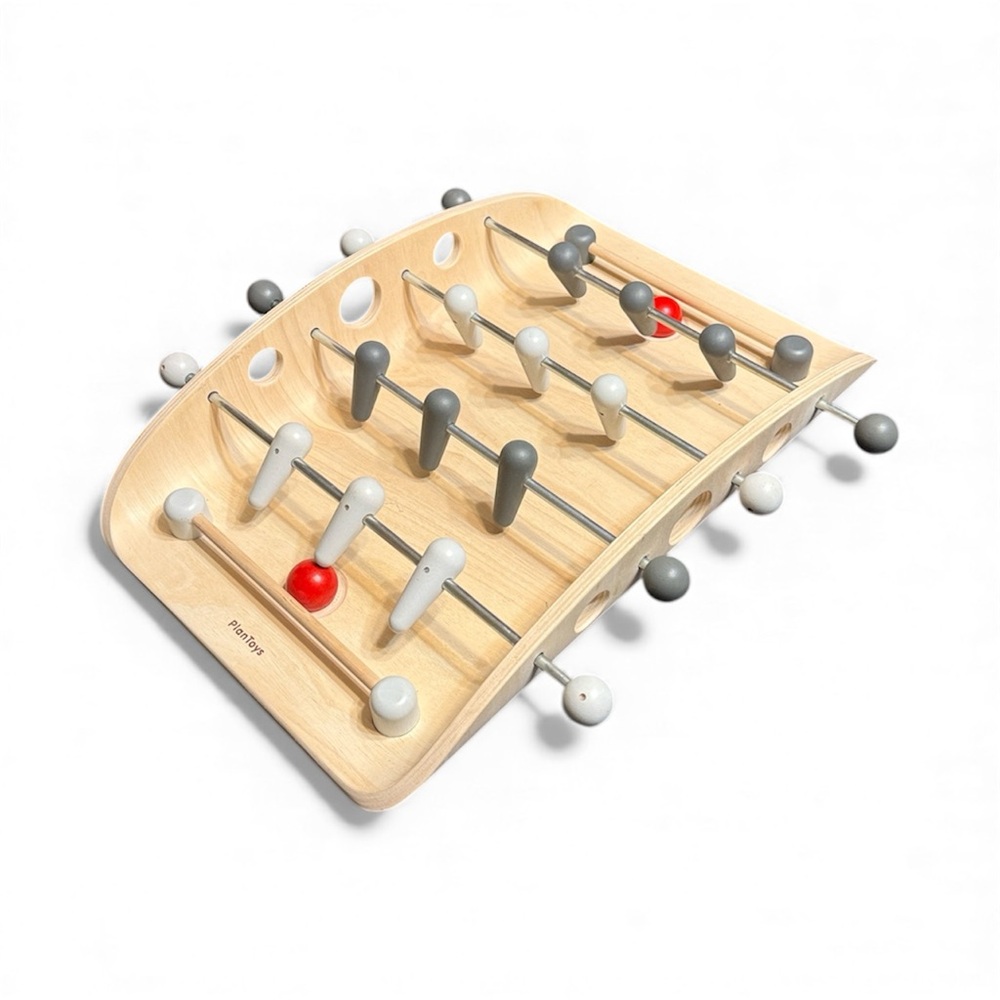 PlanToys Wooden Foosball Table – Mini Tabletop Soccer Game